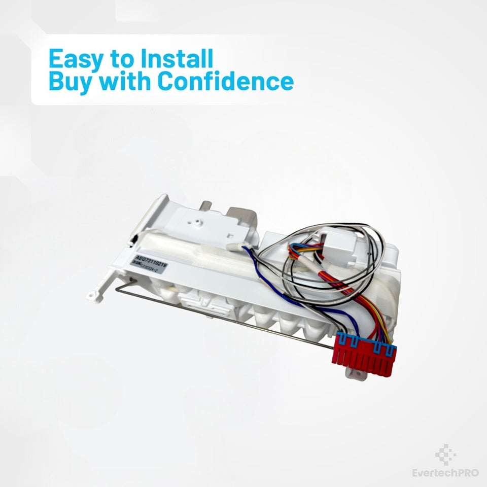 EvertechPRO AEQ73110219 Ice Maker for LG Refrigerator AEQ73110228