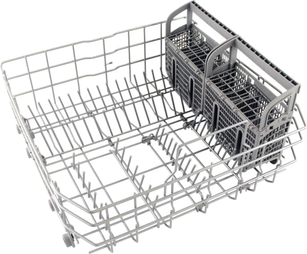 00249276 Dishwasher Lower Dishrack Assembly Replacement for Bosch Thermador Gaggenau Kenmore - Replaces 00665898 00448593 00490350 AP4511159 249276 Bottom Tub Wire Basket Rack