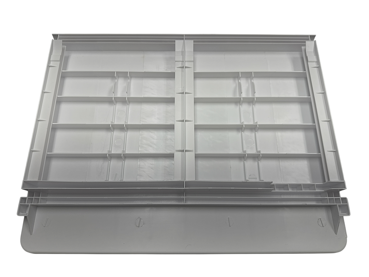 EVERETCHPRO WR32X10398 WR32X1094 Refrigerator Crisper Drawer Cover, 24.5 x 18.6 Inches, White