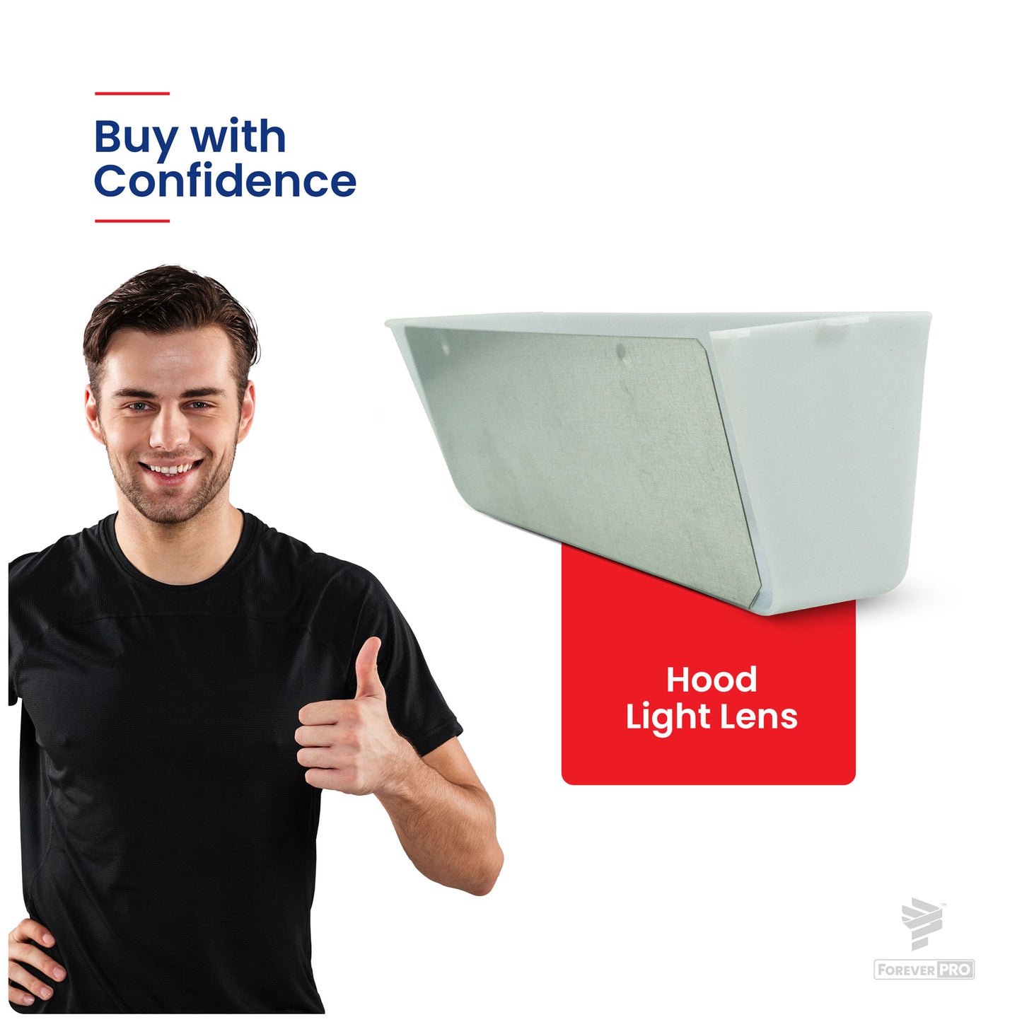 ForeverPRO SNTK7504000 Light Lens for Broan Range Hood 949658 NTK7504000