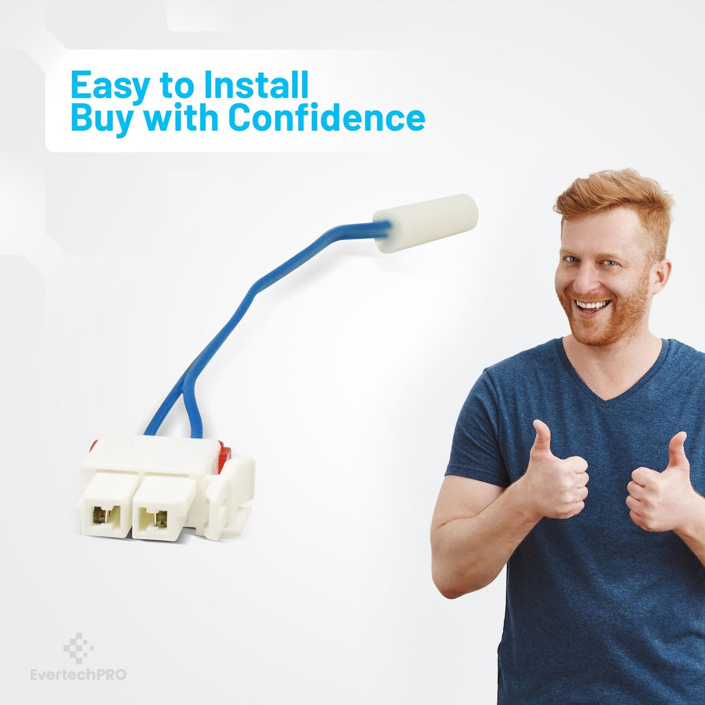 EvertechPRO DA32-10105H Temp Sensor Replacement for Samsung Appliance 2030337