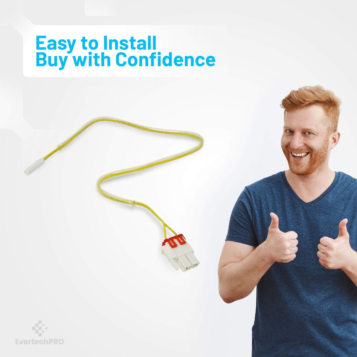 EvertechPRO DA32-00006S Sensor Temp Pack of 3 Replacement for Samsung Refrigerator 2030281