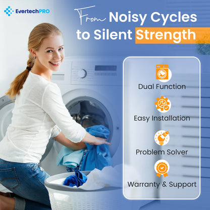 EvertechPRO 4681EA2002H Motor Pump Assembly Replacement for LG Washer 4681EA2001S 1461702 4681EA2002D AH3523285