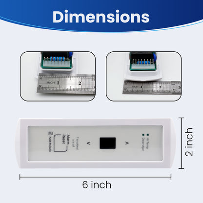 EvertechPRO 297370600 Control Board – Electronic Freezer Display Board Replacement for Frigidaire / Electrolux / Crosley / Tappan, Replaces 297241800, 297345500, 2020880