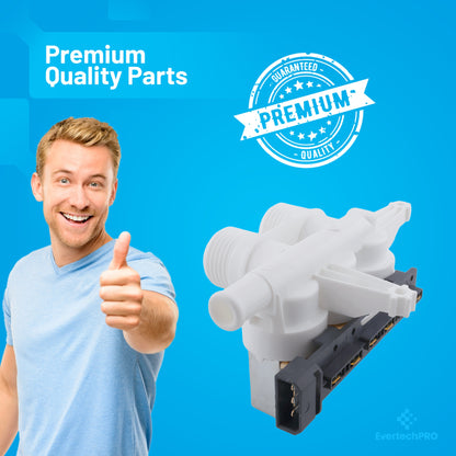 WH13X10025 Water Inlet Valve OEM-Grade – Compatible with GE Washer Models WH13X10023, WH13X10024 – Fits Hotpoint, RCA, Sears, Kenmore – AP3994965, PS1480032