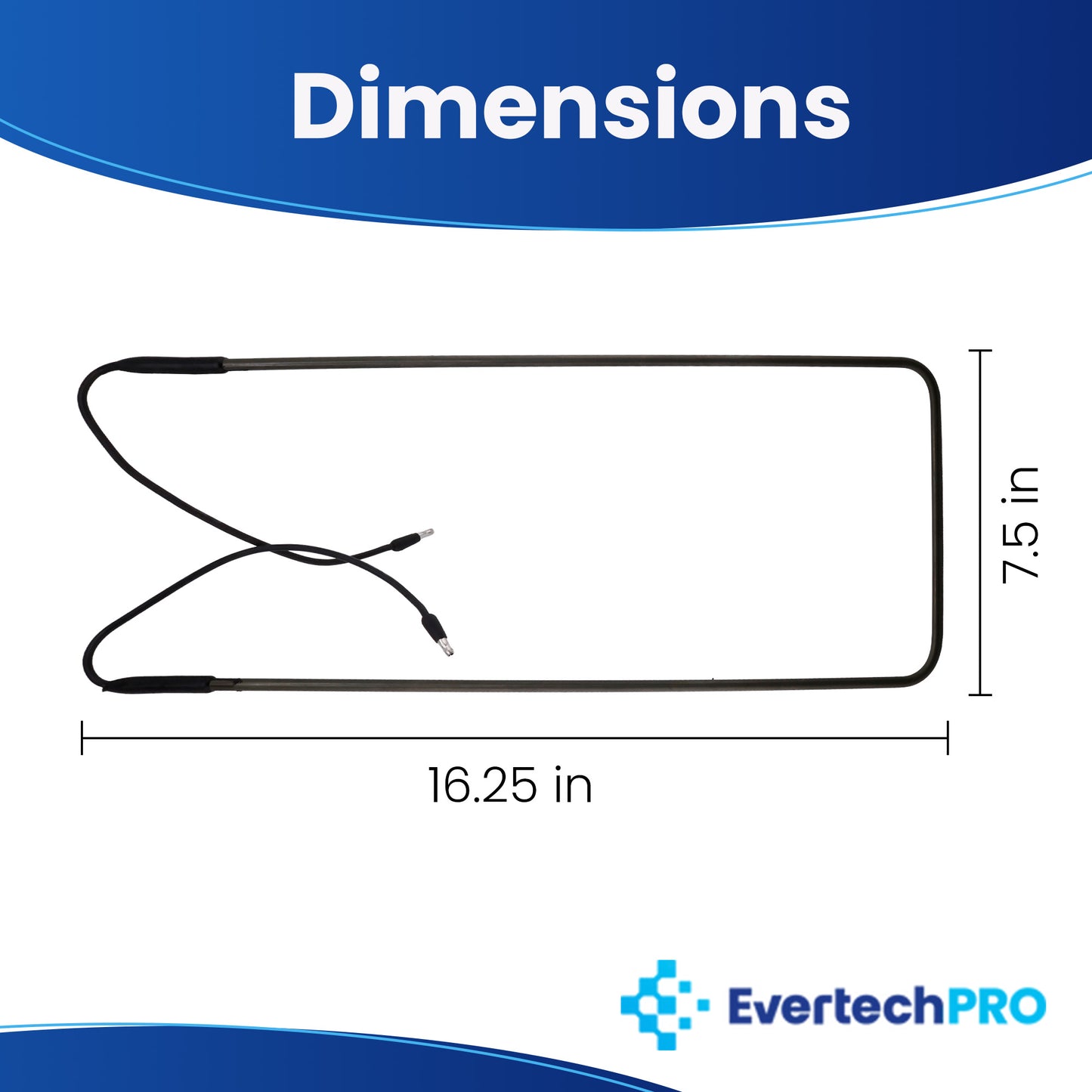 EvertechPRO 218169802 Defrost Heater Assembly – OEM-Quality Replacement for Frigidaire / Electrolux Refrigerators – Prevents Frost & Restores Cooling