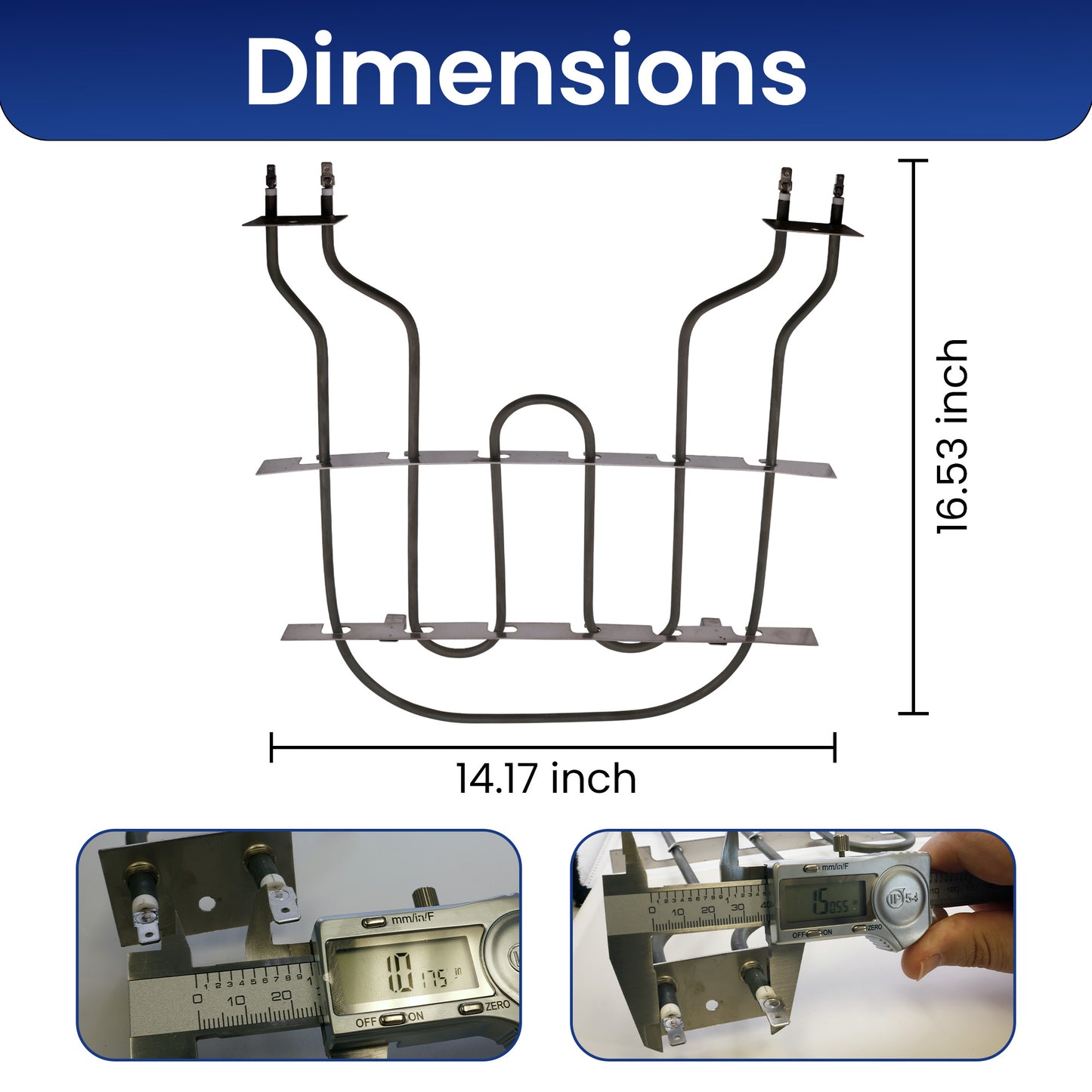 EvertechPro Oven Bake Element WP9760774 – Replaces 9760774 – Compatible with KitchenAid, Whirlpool, Maytag, Jenn-Air – Heating Element for Electric Wall Ovens