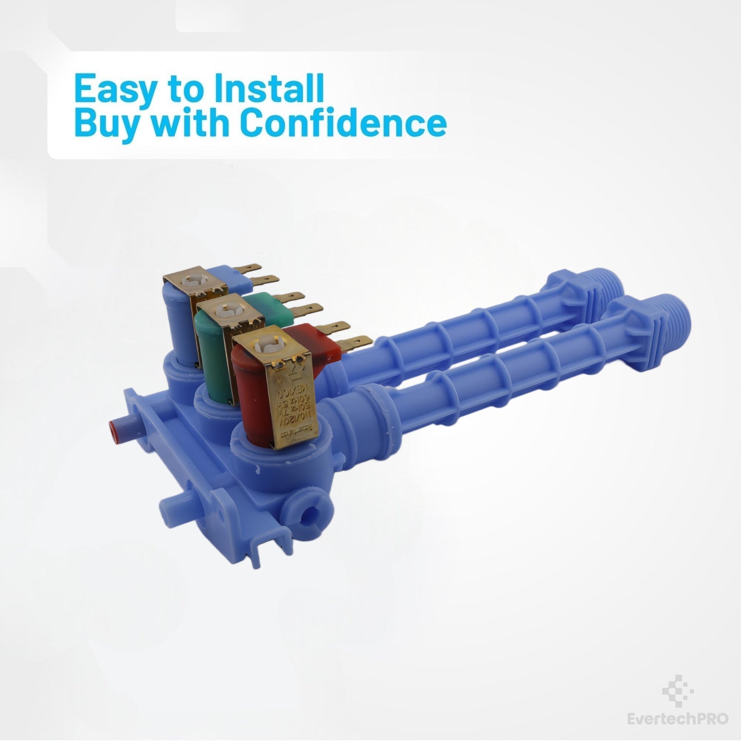 EvertechPRO 134371220 Water Valve Replacement for Frigidaire Washer