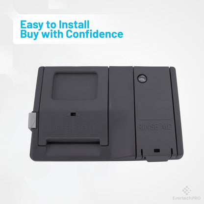WD12X24058 Dishwasher Detergent Dispenser OEM-Grade – Compatible with GE Dishwashers – WD12X28238, WD12X10415, WD12X21054, WD12X22515, PS16542427 – Solenoid 13.5 V DC, 7 W