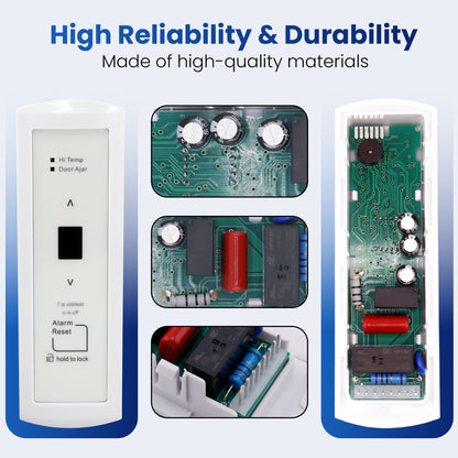 EvertechPRO 297370600 Control Board – Electronic Freezer Display Board Replacement for Frigidaire / Electrolux / Crosley / Tappan, Replaces 297241800, 297345500, 2020880