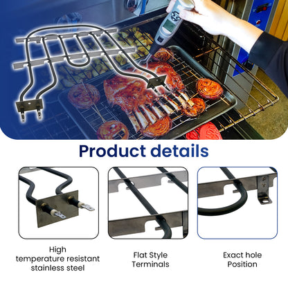 EvertechPro Oven Bake Element WP9760774 – Replaces 9760774 – Compatible with KitchenAid, Whirlpool, Maytag, Jenn-Air – Heating Element for Electric Wall Ovens