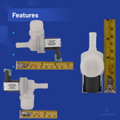 00628334 Water Inlet Valve OEM‑Grade Replacement – Replaces 628334, 10023852, AP5691117, PS8729241 – Compatible with Bosch, Thermador, Gaggenau Dishwashers
