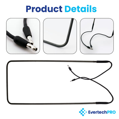 EvertechPRO 218169802 Defrost Heater Assembly – OEM-Quality Replacement for Frigidaire / Electrolux Refrigerators – Prevents Frost & Restores Cooling