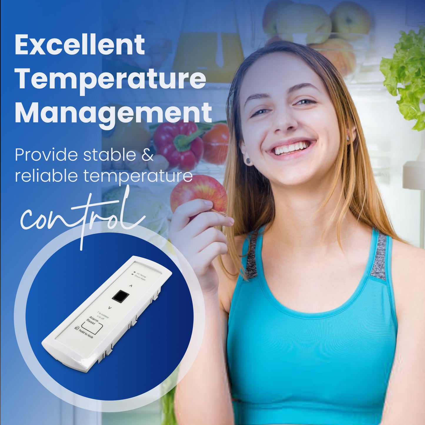 EvertechPRO 297370600 Control Board – Electronic Freezer Display Board Replacement for Frigidaire / Electrolux / Crosley / Tappan, Replaces 297241800, 297345500, 2020880