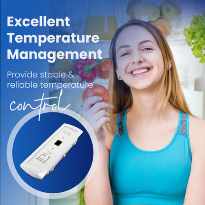 EvertechPRO 297370600 Control Board – Electronic Freezer Display Board Replacement for Frigidaire / Electrolux / Crosley / Tappan, Replaces 297241800, 297345500, 2020880