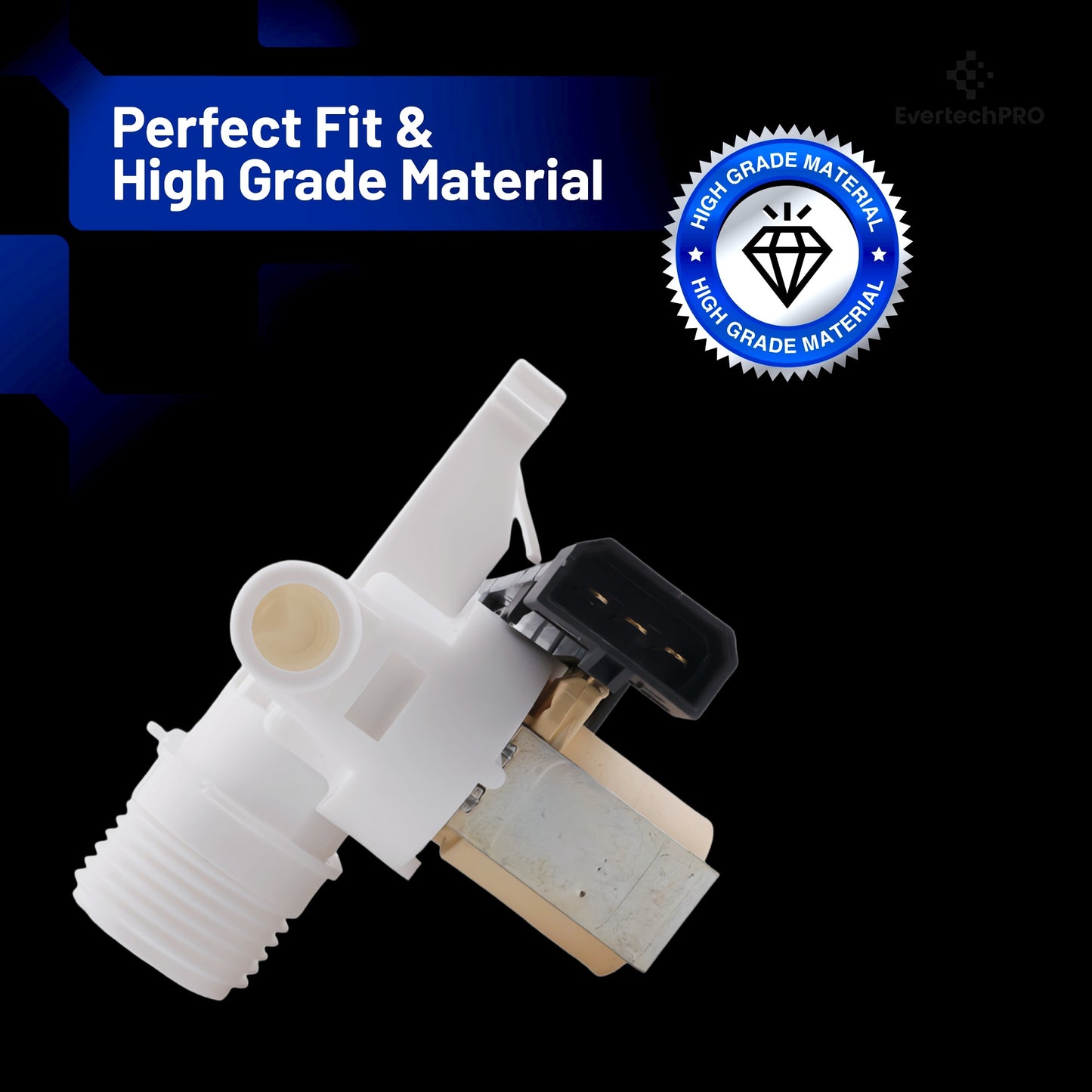 WH13X10025 Water Inlet Valve OEM-Grade – Compatible with GE Washer Models WH13X10023, WH13X10024 – Fits Hotpoint, RCA, Sears, Kenmore – AP3994965, PS1480032