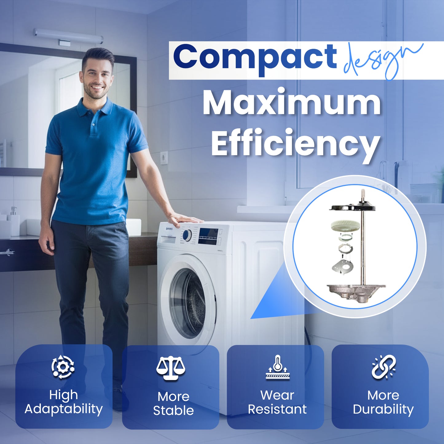 EvertechPRO 388253A Neutral Drain Kit for Whirlpool, Kenmore, Maytag Washers