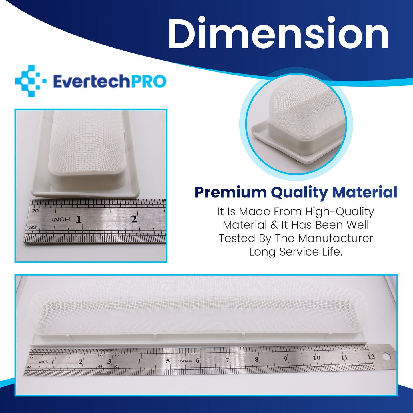 EvertechPRO 5304516871 WE18X53 Lint Filter Replacement 131152700 131359600 131359601 WE16X29397 WE16X25594 WE18X10003