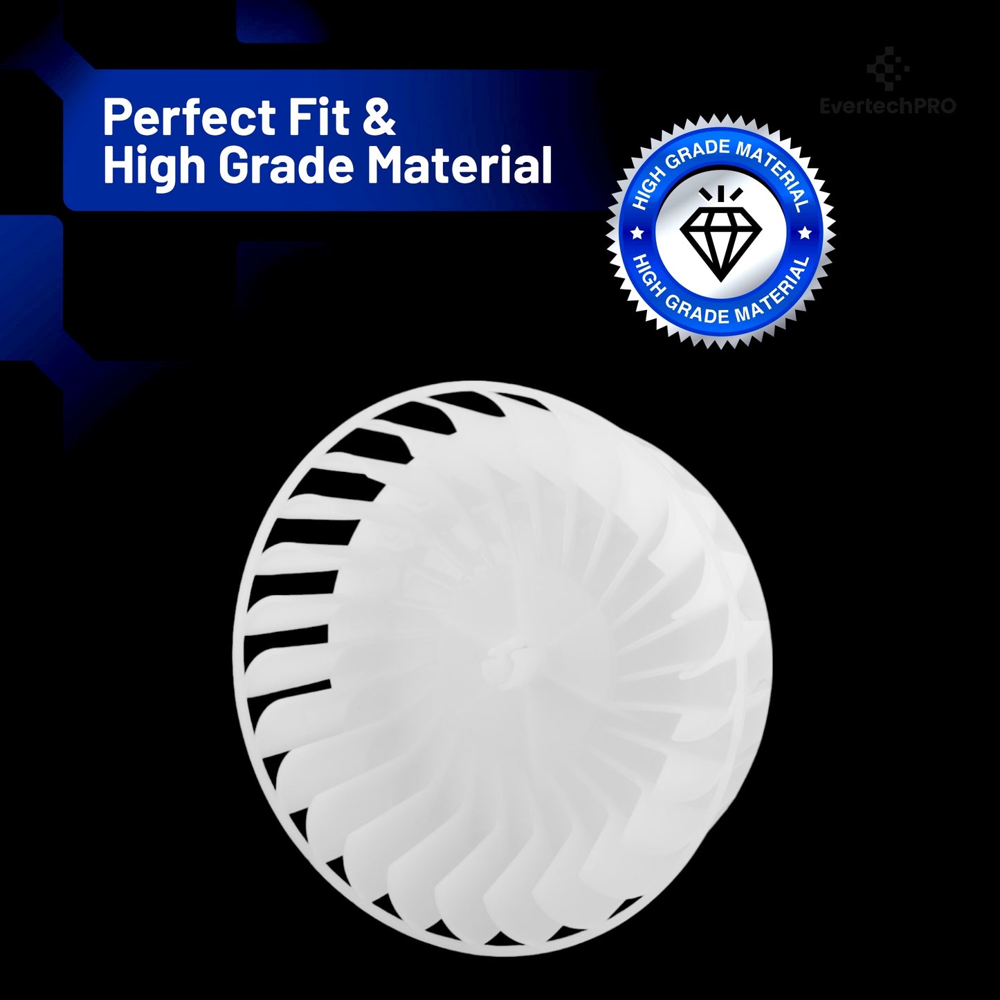 131476300 Dryer Blower Wheel Replacement, 8 1/4" x 2 1/2", Compatible with Frigidaire Models