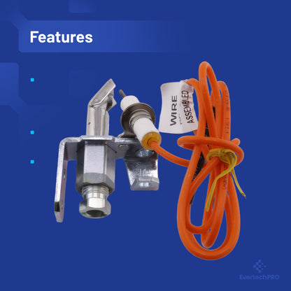 1830-718 OEM Pilot Burner Assembly with Spark Electrode – Replaces Garland US Range Vulcan Wolf Commercial Ovens