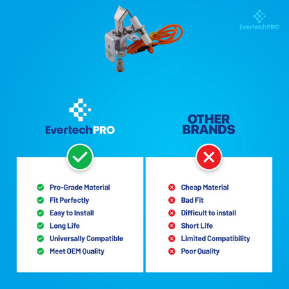 1830-718 OEM Pilot Burner Assembly with Spark Electrode – Replaces Garland US Range Vulcan Wolf Commercial Ovens