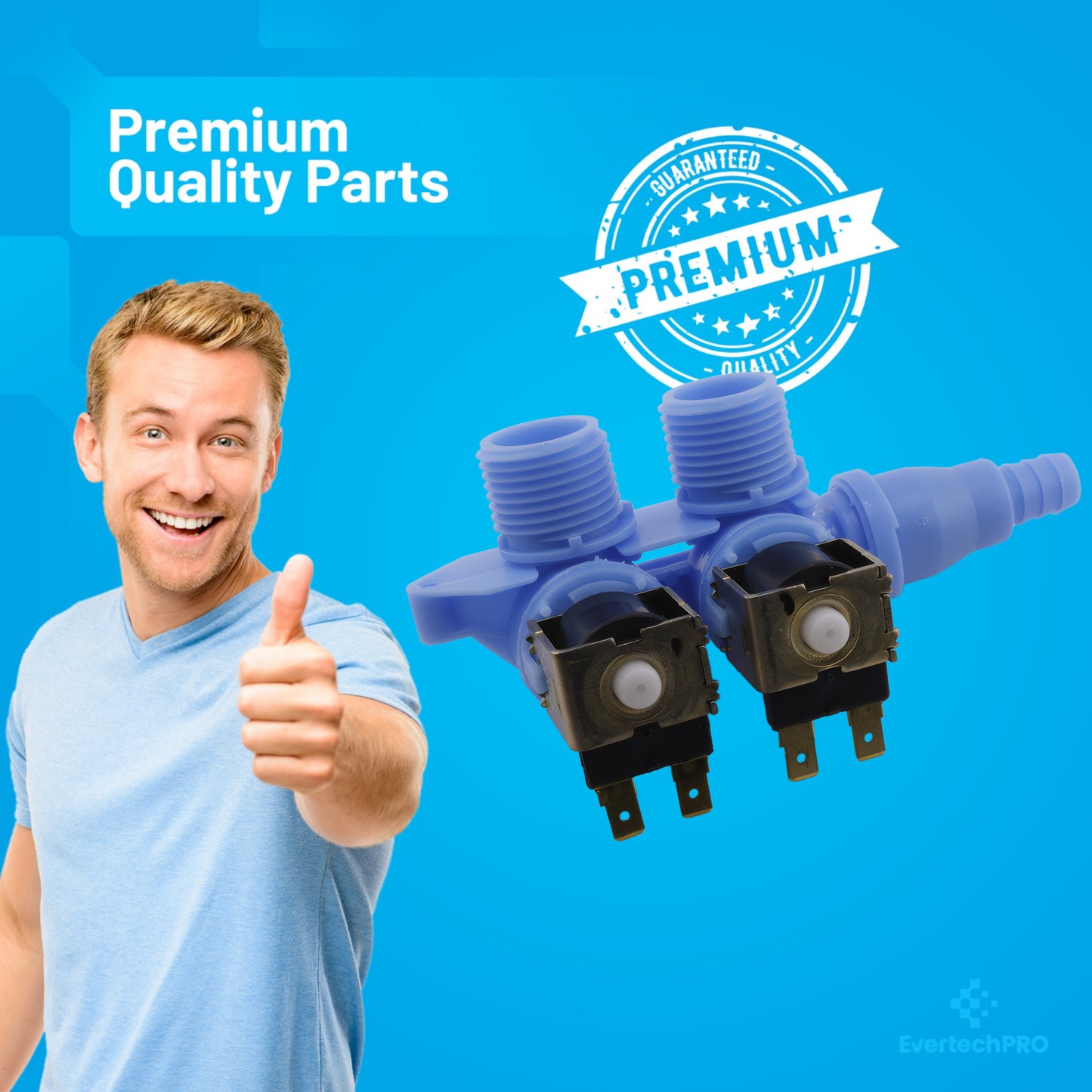 202395P OEM* Water Valve Hot & Cold for Washing Machines Compatible With Speed Queen