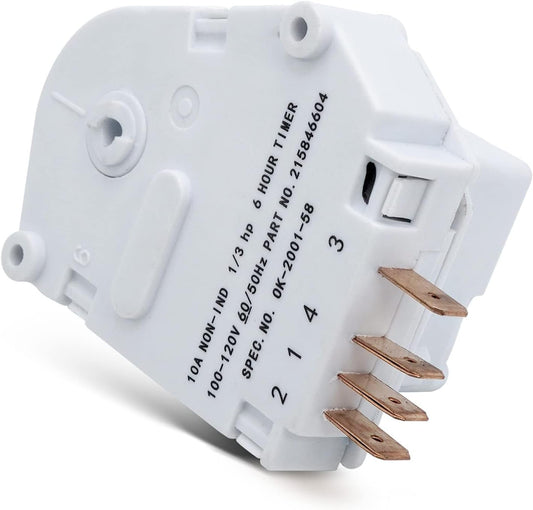 ForeverPRO 215846604 Timer-Defrost for Frigidaire Refrigerator 241809402 241809401 08000035 08003824