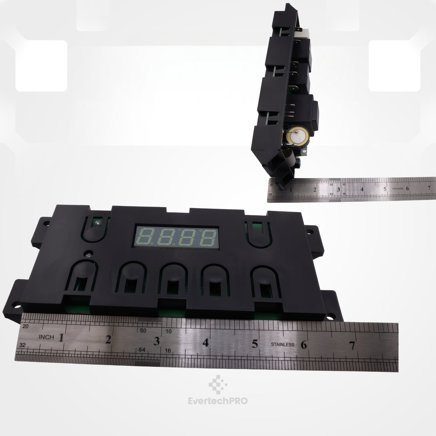 EverTechPro 316455420 Oven Range Clock Replacement – Electronic Oven Control Timer – OEM-Quality Fit & Function – Compatible with Select Frigidaire / Electrolux Ranges