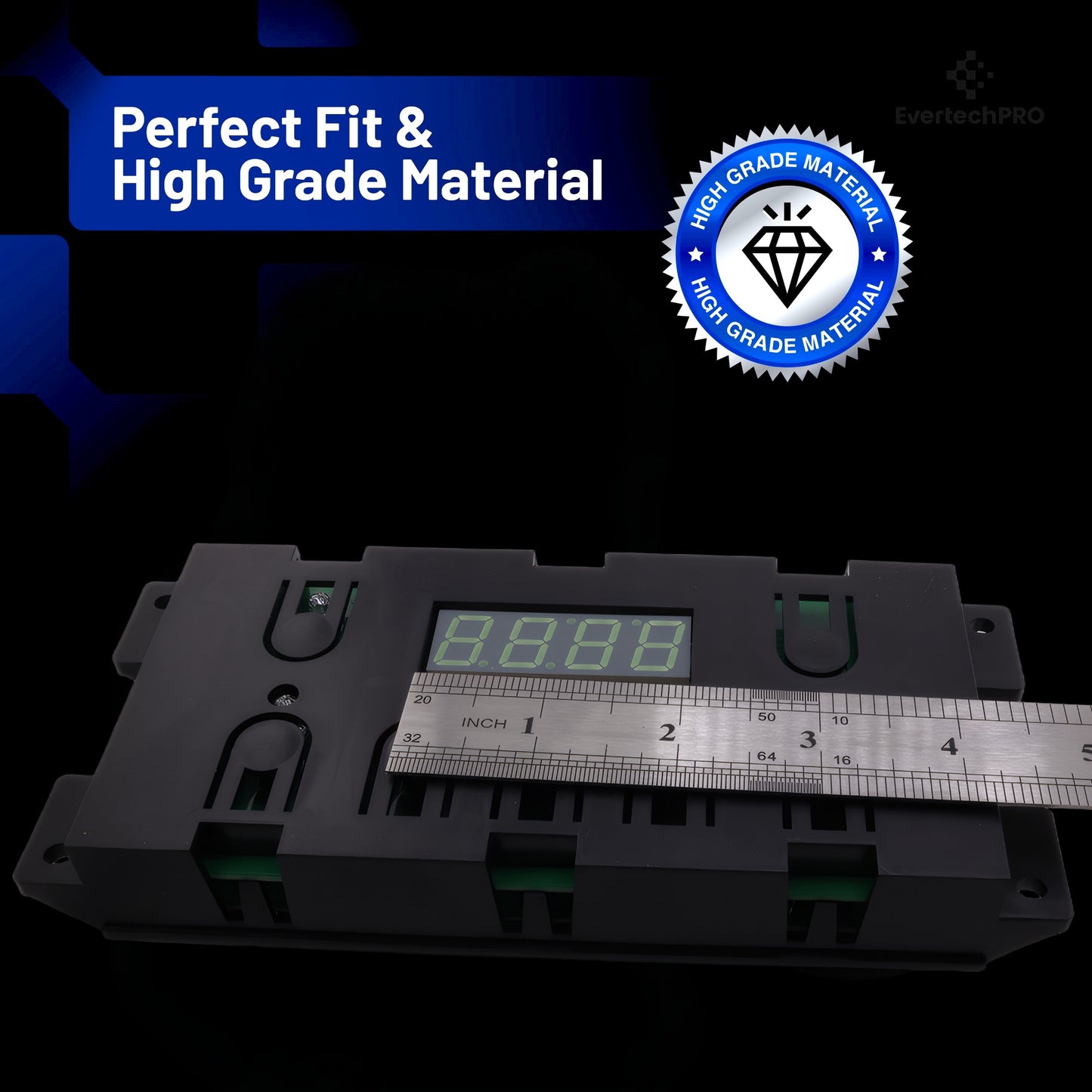 EverTechPro 316455420 Oven Range Clock Replacement – Electronic Oven Control Timer – OEM-Quality Fit & Function – Compatible with Select Frigidaire / Electrolux Ranges