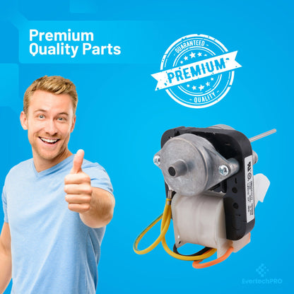 WR60X10172 Evaporator Fan Motor OEM-Grade for GE Refrigerators – Compatible with GE Profile, Hotpoint, RCA – WR60X31522, WR60X10307 – Restores Cooling & Airflow