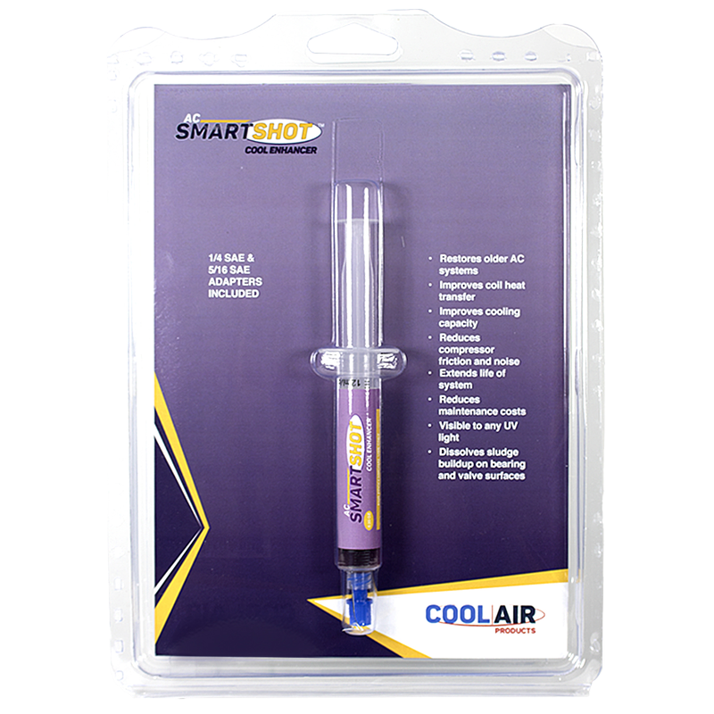 410 SMART SHOT Cool Enhancer-includes 1/4" and 5/16" adapters-lubricating agent for AC/R to work at maximum efficiency