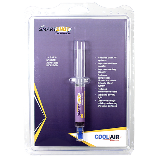 410 SMART SHOT Cool Enhancer-includes 1/4" and 5/16" adapters-lubricating agent for AC/R to work at maximum efficiency