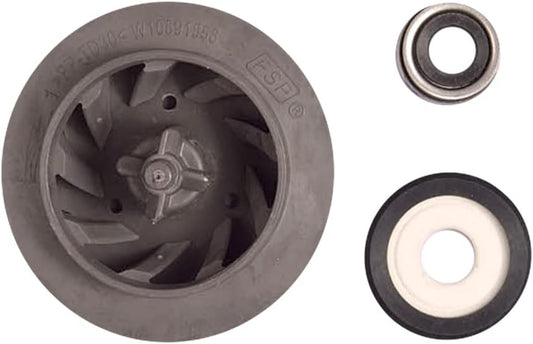 Direct Replacement for Whirlpool W10685075 Dishwasher Impeller