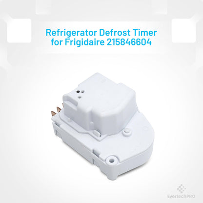 EvertechPRO 215846604 Defrost Timer for Frigi-daire Refrigerator 120V