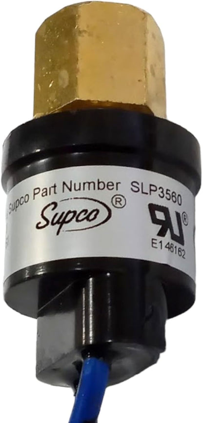 Supco SLP3560 Low Pressure Switch Open: 35 PSI Close: 60 PSI HVAC Refrigeration