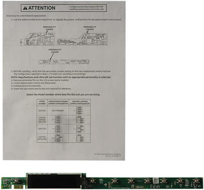 Direct Replacement for GE WD21X23556 Appliance Service Ui Lcd Ffstn Kit WD21X22809 WD21X22943 WD21X22952 WD21X22954