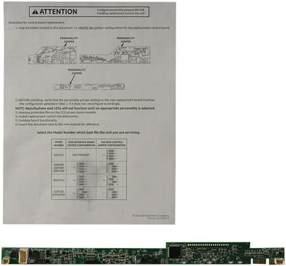 Direct Replacement for GE WD21X23556 Appliance Service Ui Lcd Ffstn Kit WD21X22809 WD21X22943 WD21X22952 WD21X22954