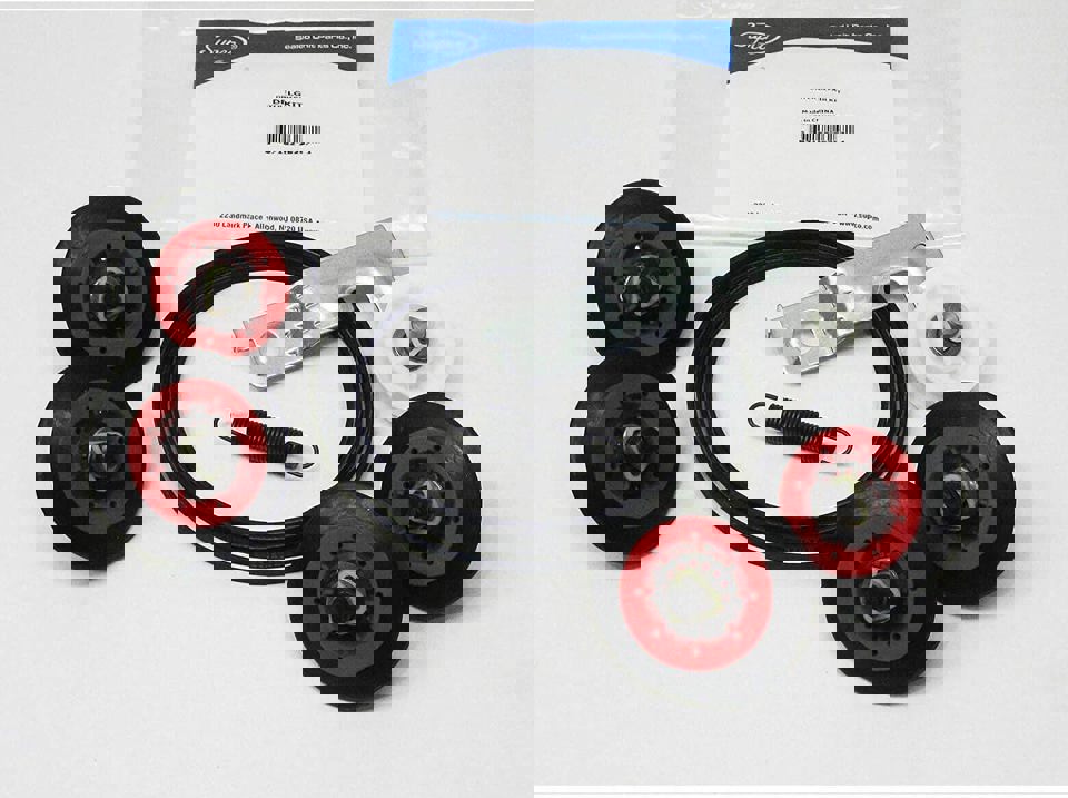 EvertechPRO 4581EL2002C Complete Maintenance Kit Includes 4pc of Drum Roller 4561EL3002A Idler Pulley 4400EL2001A Belt Replacement for LG Dryer 4561EL3002A 4400EL2001A 4581EL2002A 4581EL3001A