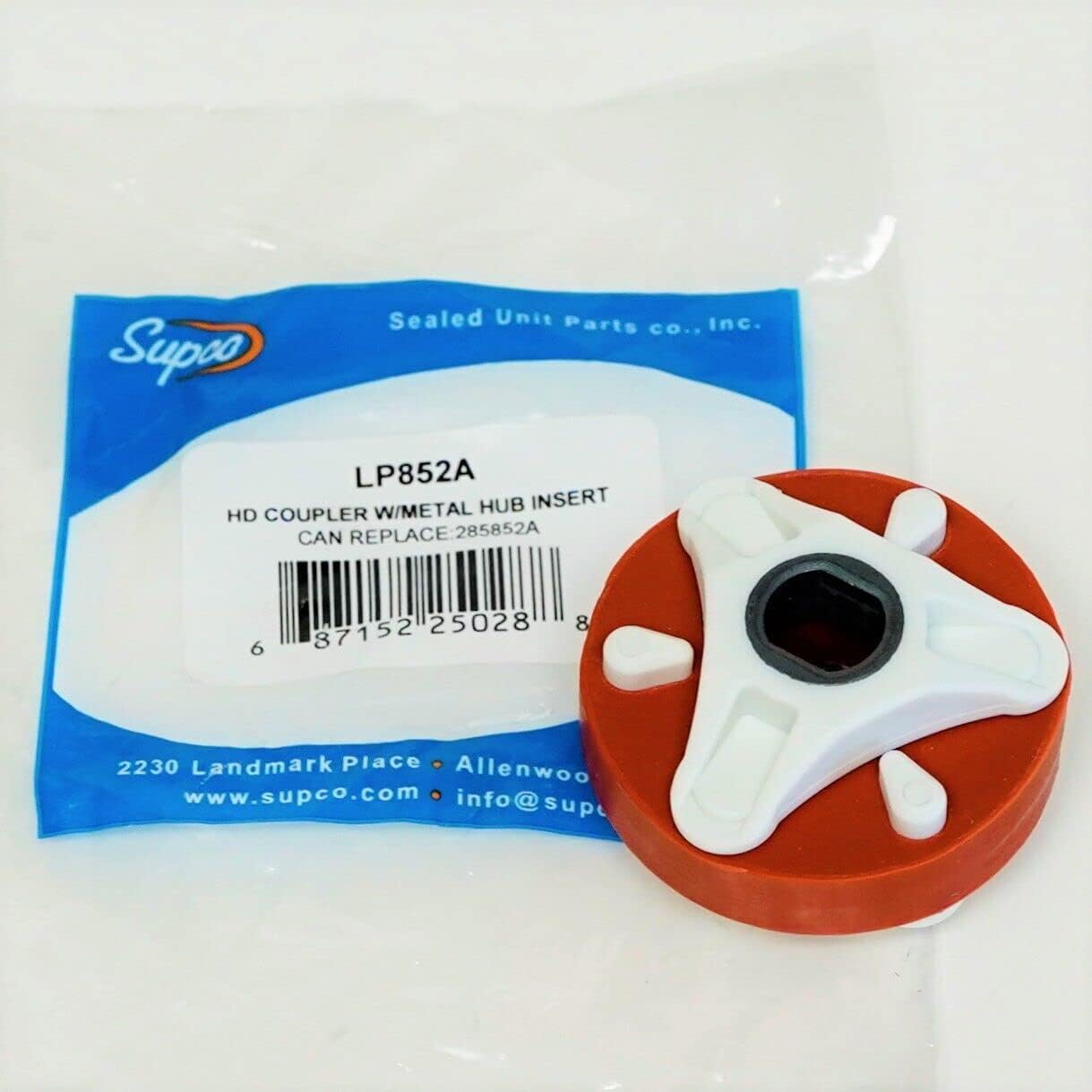 Replacement for fits LP852A HD Coupler with Metal Hub Insert for Whirlpool 285852A Washing