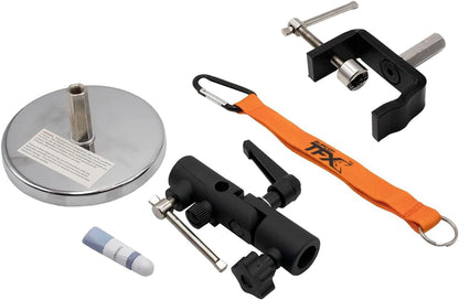 Supco MUKIT-FR TradeFox 60" Umbrella Fire Rated with Magnetic Base Kit, HD Steel Clamp, and Lanyard