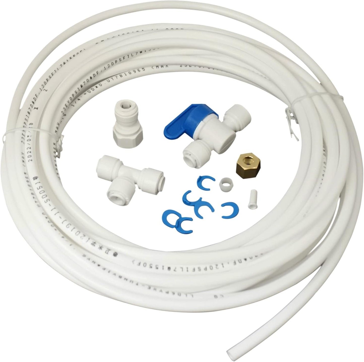 Supco PTP25 All Plastic Refrigerator Icemaker Water Line Installation Kit and for Aquasure Drinking Water Systems AP-XOUTPUT