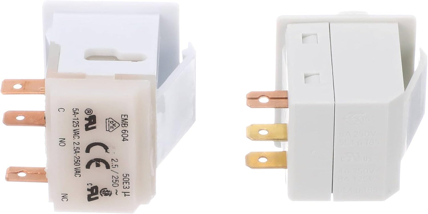 W11457217 Refrigerator Door Light and Fan Switch Compatible with Whirlpool Refrigerators Replaces WP2321285, 2321285, 1115373, AP6987430