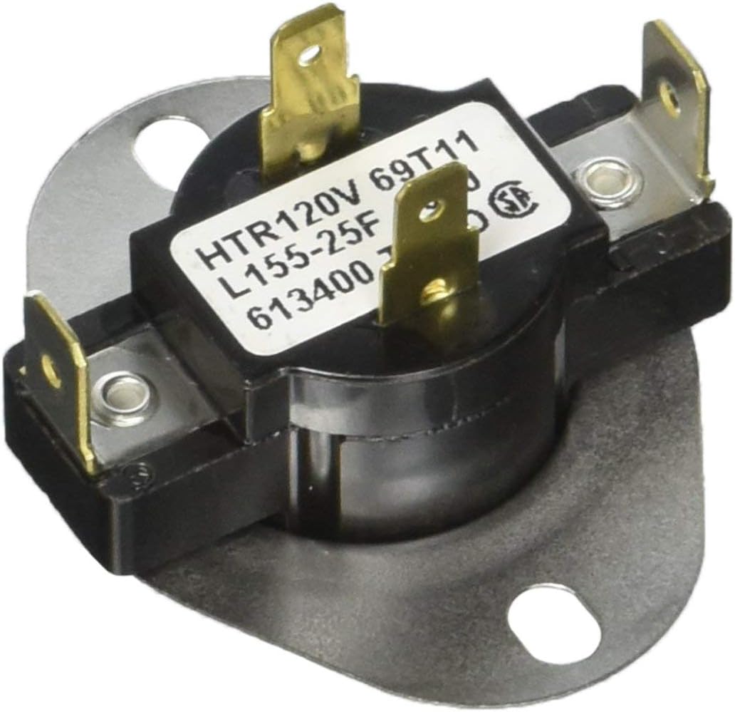 Supco L15525W Dryer Operating Cycling Thermostat For Whirlpool 3387134, AP6008270, PS11741405