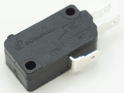 Supco Microwave Universal Door Switch, 3 Wire, 3/16" Terminals, 21 Amp 28QBP0491