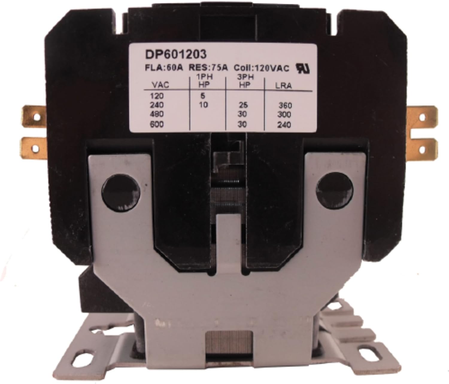 Supco DP601203 - CONTACTOR 60A 120V 3 POLE