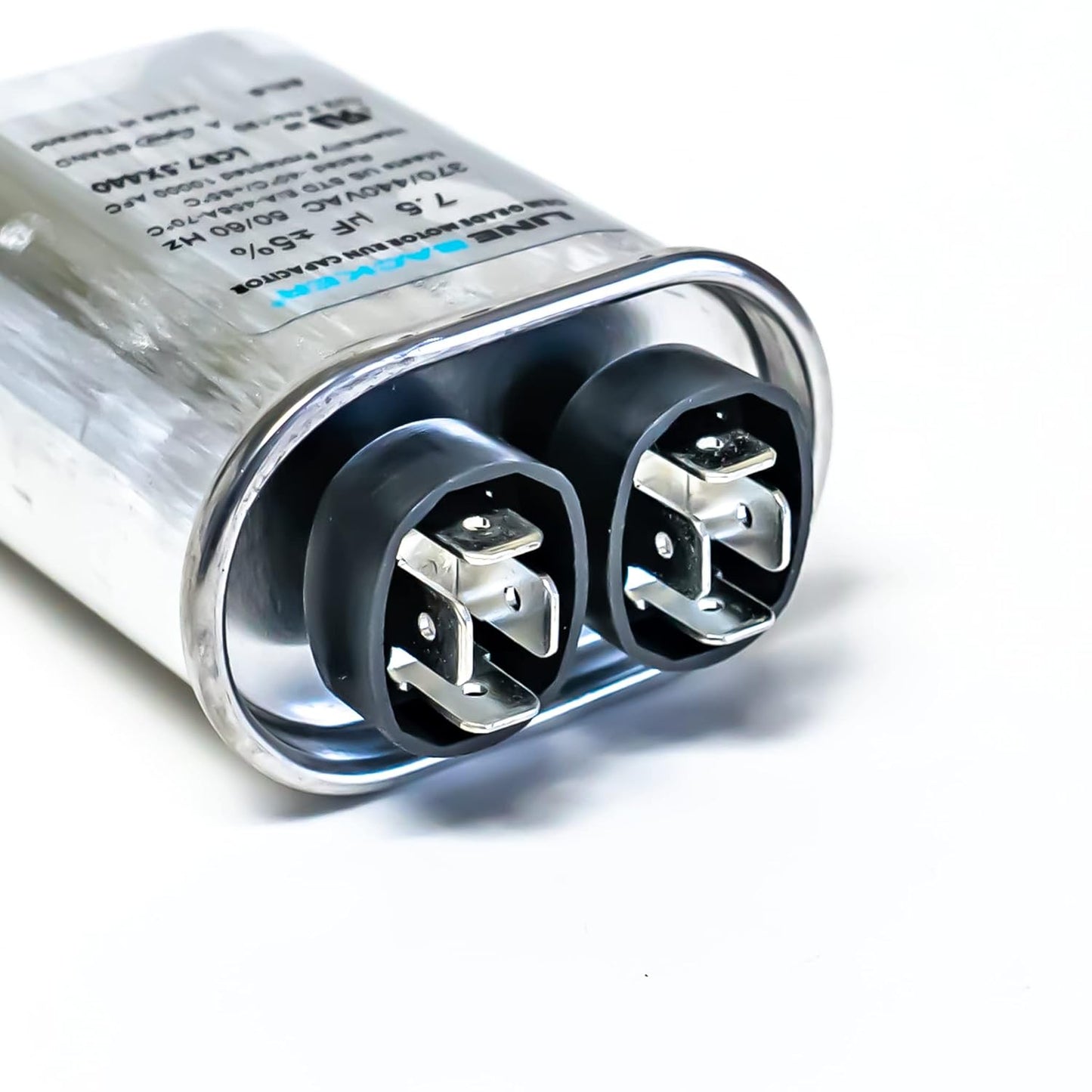 Supco Capacitor Oval Run 7. 5 uf 370/440 Volts for HVAC Motors Compressors LCR7.5X440 Linebacker