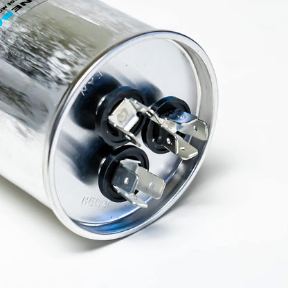 Supco Capacitor Round Dual Run 80 + 5 uf 370/440 Volts for HVAC Motors Compressors LCD80+5X440R Linebacker