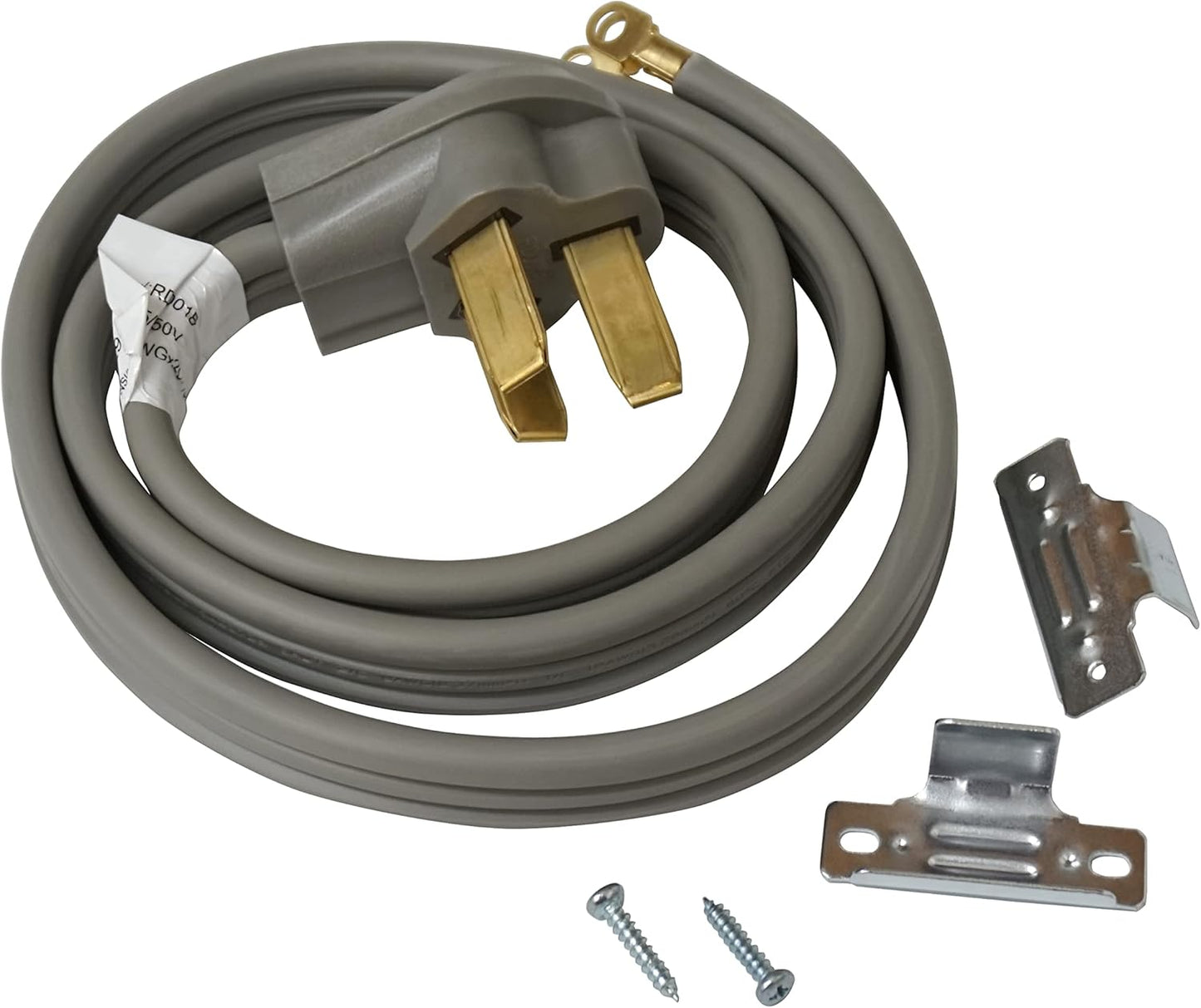 Electrical Range 4' Power Cord, 40 Amp, 3 Prong Wire, 125/250V, SRC3-40-4