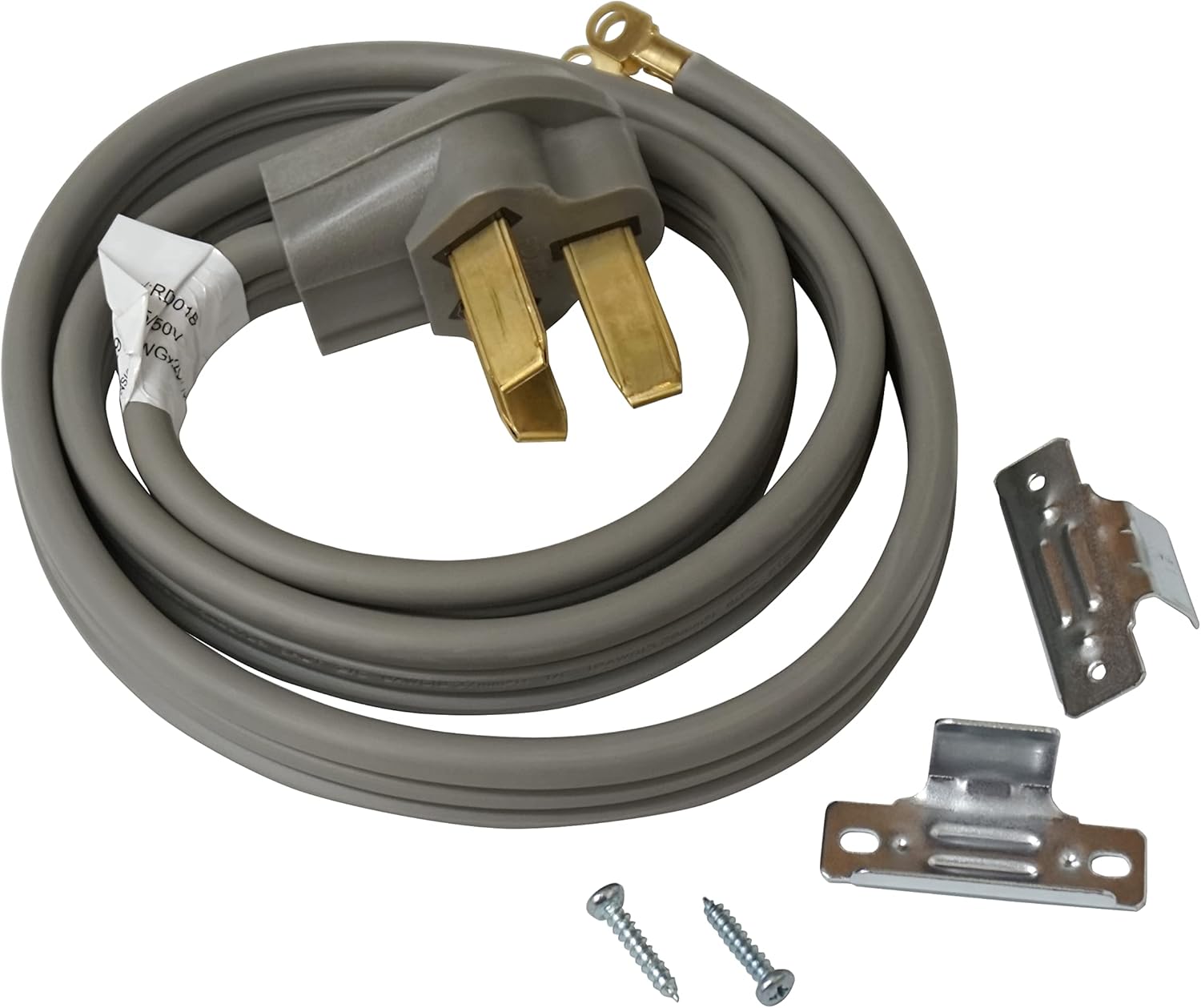 Electrical Range 4' Power Cord, 40 Amp, 3 Prong Wire, 125/250V, SRC3-40-4