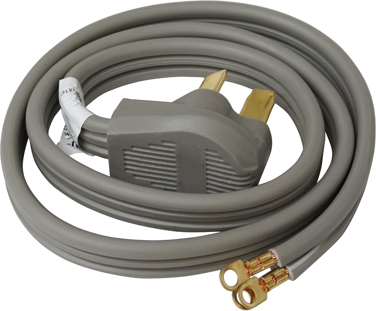 Electrical Range 4' Power Cord, 40 Amp, 3 Prong Wire, 125/250V, SRC3-40-4